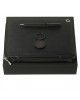 Parure HUGO BOSS Black (stylo bille pad, conférencier A5 & porte-clefs)