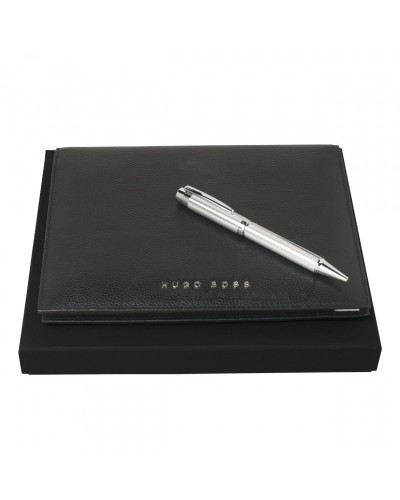 Parure HUGO BOSS (stylo bille & écritoire A5)