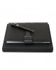 Parure Pure Leather Black (stylo roller & écritoire A5)