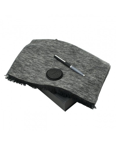 Parure Element Grey (stylo bille & écharpe)