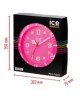 Wall clock-IW-Neon Pink-28cm