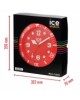 Wall clock-IW-Red-28cm