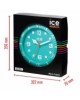 Wall clock-IW-Turquoise-28cm