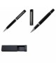 Parure Soft Black (stylo bille & stylo roller)