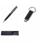 Parure CERRUTI 1881 Black (stylo bille & clé usb)