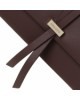 Pochette porte-cartes carnet A7 Lien Bordeaux