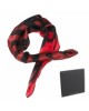 Foulard soie Reflection Red